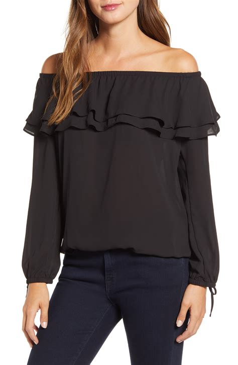 michael kors blouses ebay|Michael Kors off shoulder top.